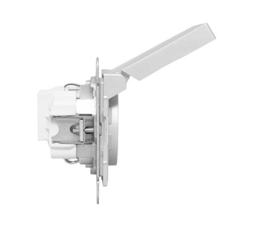 Механизм розетки, 16А, IP44, с заземлением, со шторками, c крышкой, алюминий Эпика EKF  UP1-SOA-111-44  EKF