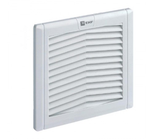 Решетка вентиляционная с фильтром 124x124 мм IP54 EKF PROxima  EXF52  EKF