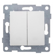 Ugra Выключатель 2кл., СУ,10А,250В, белый.  С11В2-001  GUSI Electric