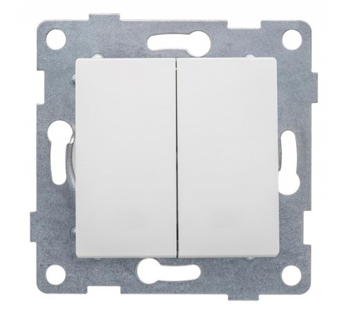 Ugra Выключатель 2кл., СУ,10А,250В, белый.  С11В2-001  GUSI Electric