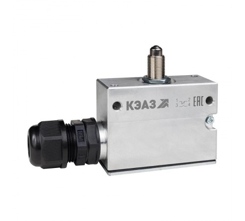 Микропереключатель МП-1305м/05 (толкатель шарик крепление фронт гайками)  347481  КЭАЗ