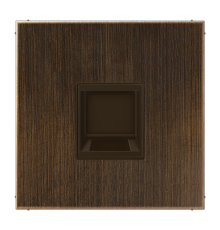 Плата (фиксация защёлкиванием) для одного модуля; металл; латунь Antik  ME1969-15WEAT  Jung