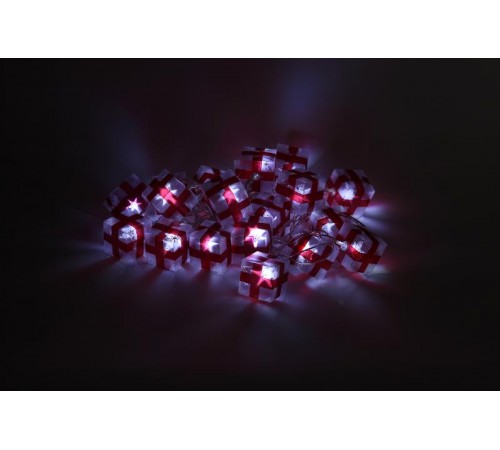 Гирлянда светодиодная  Нить Подарки 3 м холодный свет, 220V,  ENIN-3P    IP20 (24/192)  Б0041895  ЭРА