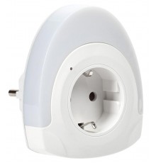Светильник-ночник 002 овал розетка 220В  LDNN1-002-OV-P-00-S-K01  IEK