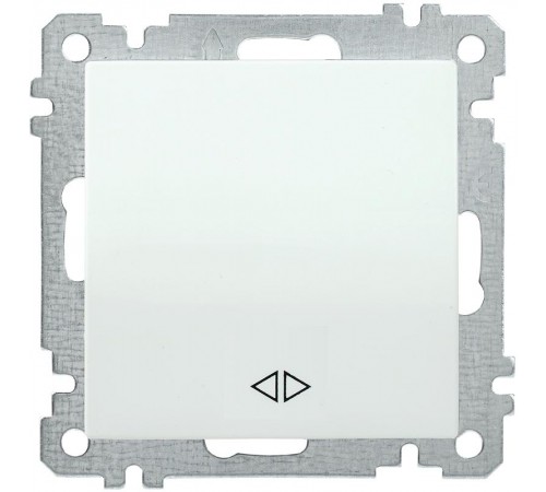 BOLERO белый Выключатель 1-клавишный перекрестный 10А ВС10-1-3-Б  EVB13-K01-10-1  IEK