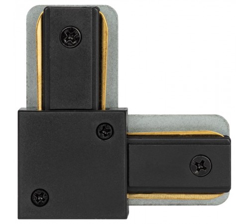 Коннектор TR-1PA-LС-BK L-образный для однофазного шинопровода черный  Б0054466  ЭРА