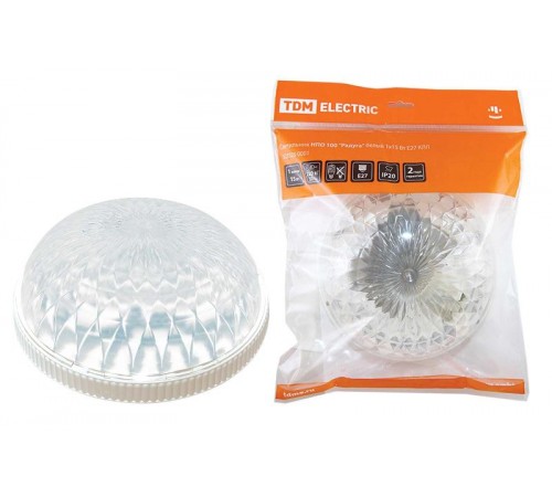 Светильник под лампу НПО 100 Радуга 15Вт КЛЛ E27 IP20  SQ0328-0001  TDM