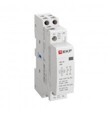 Контактор модульный КМ 25А 2NC (1 мод.) PROxima km-1-25-02  EKF