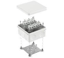 Коробка огнестойкая для о/п двухкомпонентная 60-0300-FR2.5-12 Е15-Е120 RAL9003 100х100х50 (14 шт/уп)  60-0300-9003-FR2.5-12  Промрукав