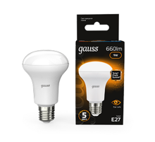 Лампа светодиодная LED 9Вт E27 220В 2700К Reflector R63  106002109  Gauss