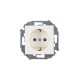Simon 15 Сл. кость Розетка с/з Schuko, 16А 250В, винт. зажим  1591432-031  Simon