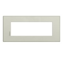 Axolute. Рамка Air, итальянский стандарт 6 мод. Цвет "Песчаник"  HW4806SB  Legrand