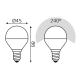 Лампа светодиодная BASIC Шар 7W E14 470lm 3000K-4000K-6500K 1/10/100  1053147  Gauss
