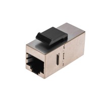 Адаптер проходной формата Keystone, Jack RJ-45(8P8C), FTP, CAT 6 REXANT PRO  02-0109  REXANT