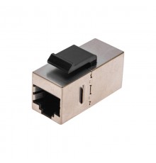 Адаптер проходной формата Keystone, Jack RJ-45(8P8C), FTP, CAT 6 REXANT PRO  02-0109  REXANT