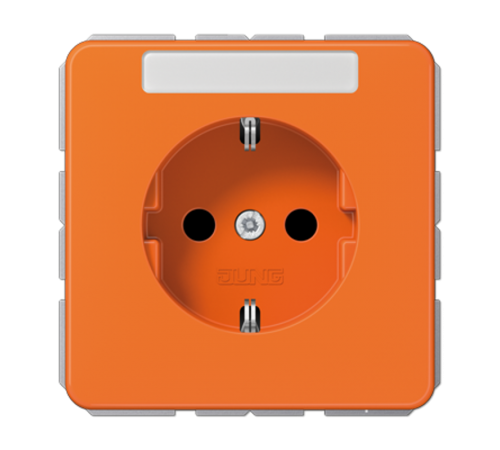 Штепсельная розетка SCHUKO 16A 250V~ с полем для надписи CD1520BFNAO Jung