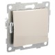 Bravo Выключатель 1кл., СУ , 10А, 250В, беж  С10В1-003  GUSI Electric
