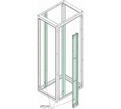 Кабельный отсек Метэл-1 2000мм (комплект)   КМ1.200  МЕТЭЛ