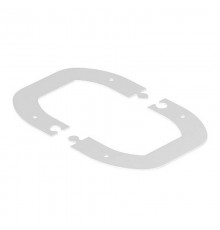 Стыковая рамка для колонны ISSDM45R 185x135x2 мм (сталь,белый) (WAGDM45)  6290387  OBO Bettermann