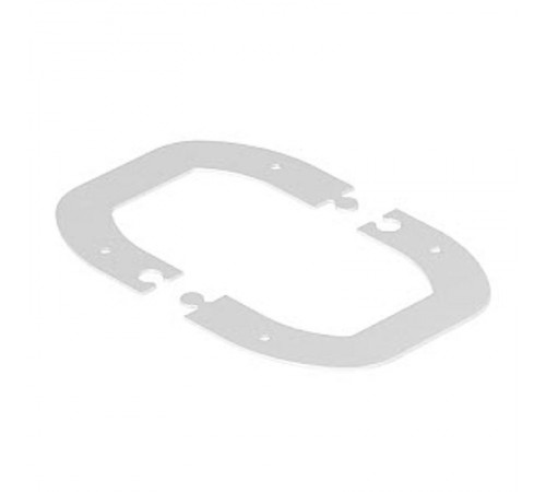 Стыковая рамка для колонны ISSDM45R 185x135x2 мм (сталь,белый) (WAGDM45)  6290387  OBO Bettermann