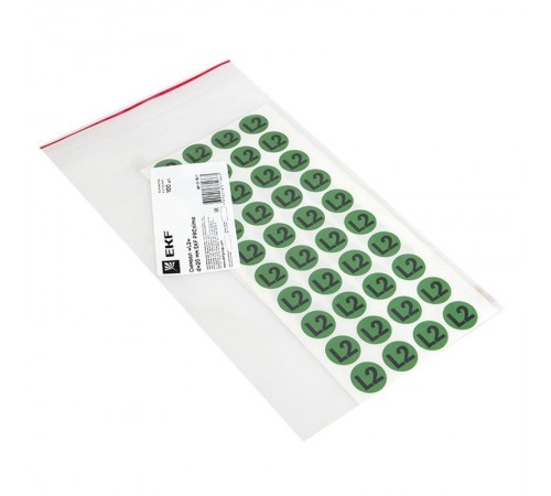 Наклейка "L2" d=20мм PROxima  an-2-15-1  EKF