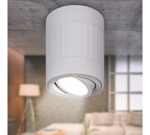 Светильник настенно-потолочный спот OL34 WH MR16 GU10, белый  Б0056382  ЭРА