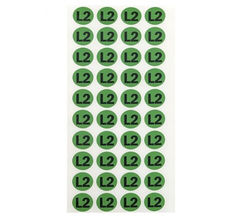 Наклейка "L2" d=20мм PROxima  an-2-15-1  EKF