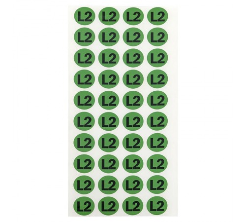 Наклейка "L2" d=20мм PROxima  an-2-15-1  EKF