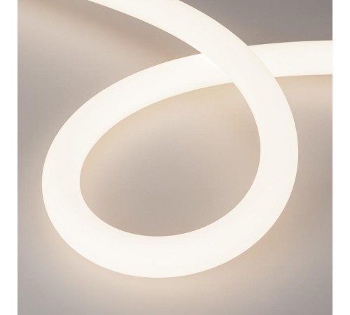 Светодиодная лента герметичная MOONLIGHT-SIDE-A336-D40mm 24V Day4000 360deg (15 W/m, IP65, 2835, 5m, wire x1) (Arlight, Вывод кабеля боковой)  039319