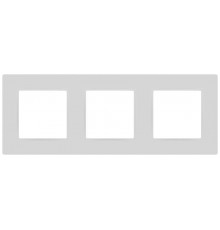 Рамка для розеток и выключателей  Серия 12 12-5203-01М на 3 поста, Классик, белый матовый  Б0067720  ЭРА