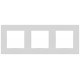 Рамка для розеток и выключателей  Серия 12 12-5203-01М на 3 поста, Классик, белый матовый  Б0067720  ЭРА