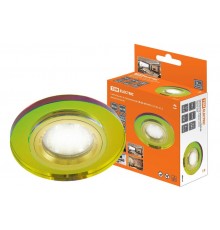 Светильник точечный встраиваемый под лампу СВ 03-05 MR16 50Вт G5.3 мульти/золото  SQ0359-0054  TDM