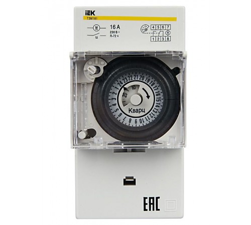 Таймер ТЭМ181 аналоговый 16А 230В на DIN-рейку   MTA20-16  IEK