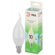 Лампа светодиодная  GREEN LINE LED BXS-10W-840-E14 GL E14 10 Вт свеча на ветру яркий белый свет  Б0067099  ЭРА