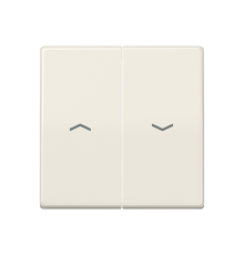 Клавиши для выключателя управления жалюзи; термопласт; слоновая кость  AS591-5PBF  Jung