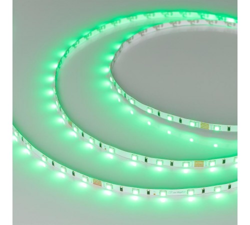 Лента светодиодная RT-G60-5mm 24V RGB (6.6 W/m, IP20, 3838, 5m) (arlight, узкая)  030164(2)  Arlight