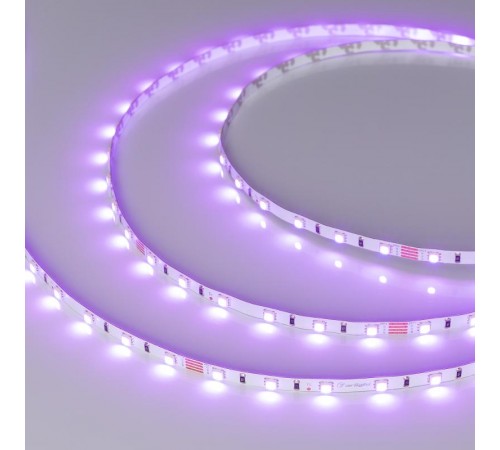 Лента светодиодная RT-G60-5mm 24V RGB (6.6 W/m, IP20, 3838, 5m) (arlight, узкая)  030164(2)  Arlight