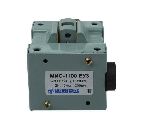 Электромагниты МИС-1100 ЕУ3, 380В, тянущее исполнение, ПВ 100%, IP20, с жесткими выводами, электромагнит (ЭТ)  ET504396  Электротехник