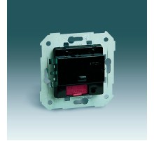 Simon 75 Механизм ИК-выключатель релейный с дистанционным и местным управлением (проходной), 500Вт, S27, S82, S82N, S8  75356-39  Simon