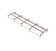 Опорная конструкция для установки оборудования TECHNORAPTOR 1200х5000 тип 1 HD  KM-TR-SSEI-1200-5000-1 HD  КМ - профиль