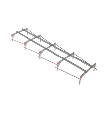 Опорная конструкция для установки оборудования TECHNORAPTOR 1200х5000 тип 1  KM-TR-SSEI-1200-5000-1  КМ - профиль