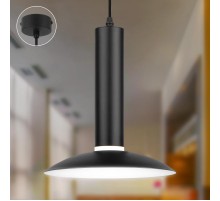 Светильник подвесной (подвес)  PL14 BK MR16 GU10 потолочный цилиндр черный  Б0061363  ЭРА