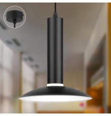 Светильник подвесной (подвес)  PL14 BK MR16 GU10 потолочный цилиндр черный  Б0061363  ЭРА
