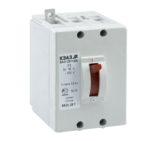 Выключатель автоматический ВА21-29Т-120010-2А-6Iн-600DC-У3  101394  КЭАЗ