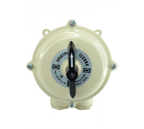 ПВ 3-100 М1 пл. 56 (100А, пластмассовый корпус, IP56), выключатель пакетный (ЭТ)  ET002511  Электротехник