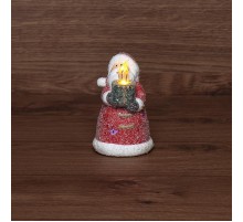 Керамическая фигурка "Дед Мороз со свечкой" 7х7х12 см  505-008  NEON-NIGHT