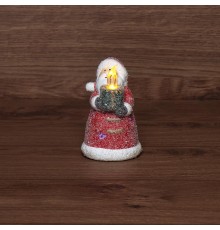 Керамическая фигурка "Дед Мороз со свечкой" 7х7х12 см  505-008  NEON-NIGHT