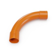 Соединитель угловой оранжевый d25 мм (5шт/200шт уп/кор)  PR13.02478  Промрукав