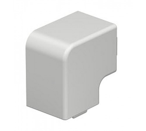 Крышка плоского угла кабельного канала WDK 40x40 мм (ПВХ,светло-серый) (WDK HF40040LGR)  6183336  OBO Bettermann