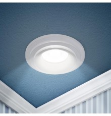 Светильник встраиваемый декоративный DK105 WH MR16 GU5.3 белый  Б0058392  ЭРА